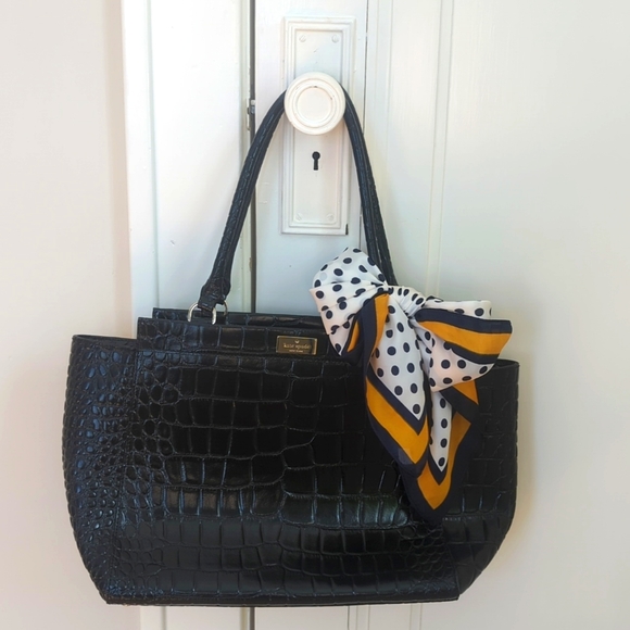Kate Spade Alligator Print Purse - Picture 1 of 4
